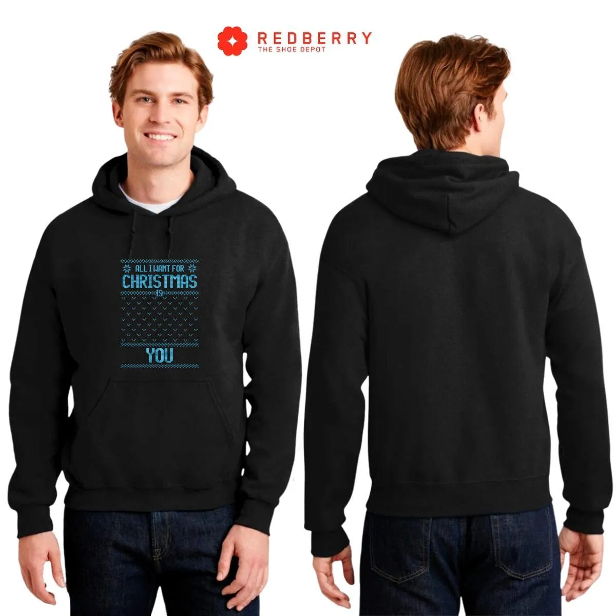 Sudadera Deportiva Hombre Navideña Hoodie 024