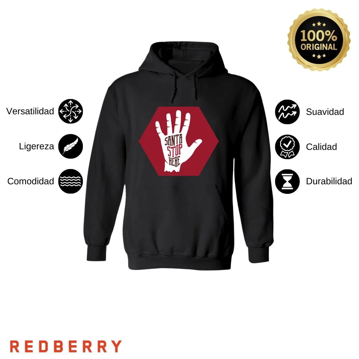 Sudadera Deportiva Mujer Navideña Hoodie 028