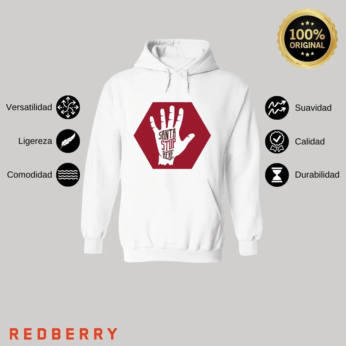 Sudadera Deportiva Mujer Navideña Hoodie 028