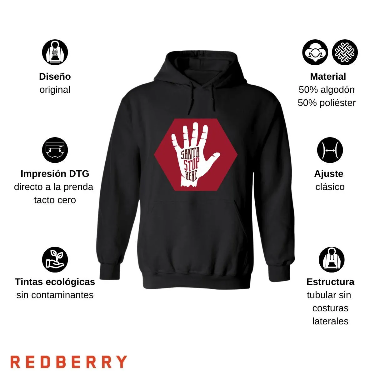 Sudadera Deportiva Mujer Navideña Hoodie 028