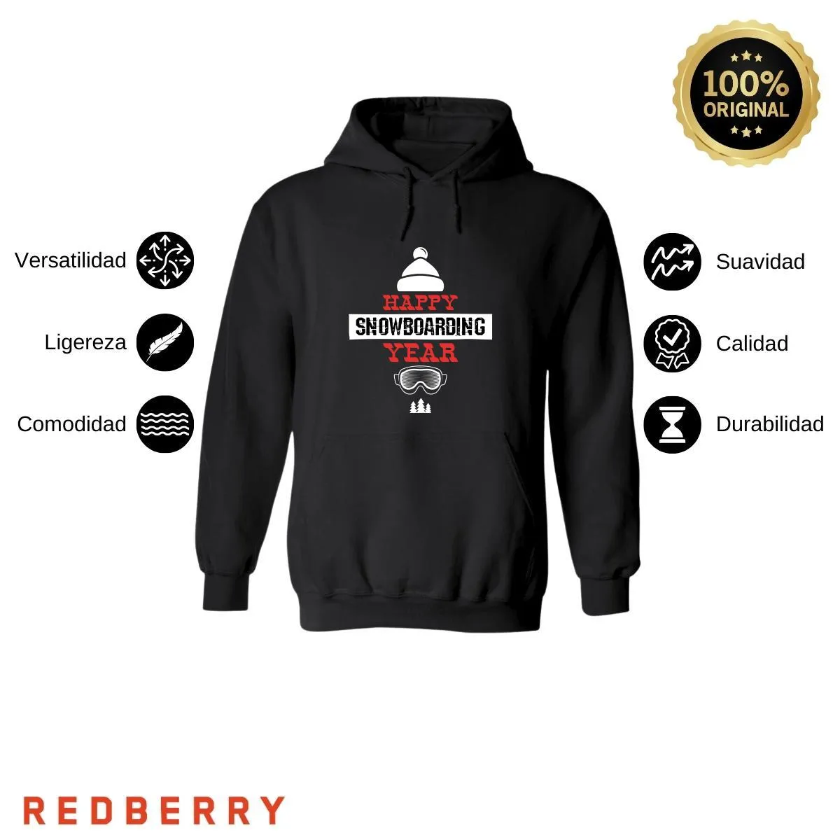 Sudadera Deportiva Mujer Navideña Hoodie 033