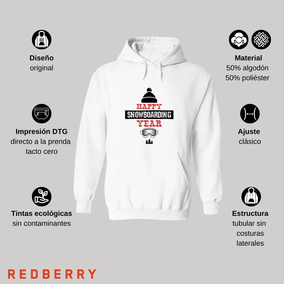 Sudadera Deportiva Mujer Navideña Hoodie 033