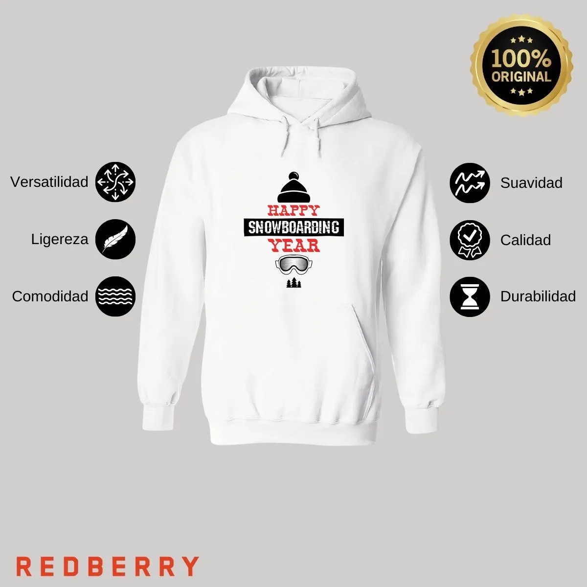 Sudadera Deportiva Mujer Navideña Hoodie 033