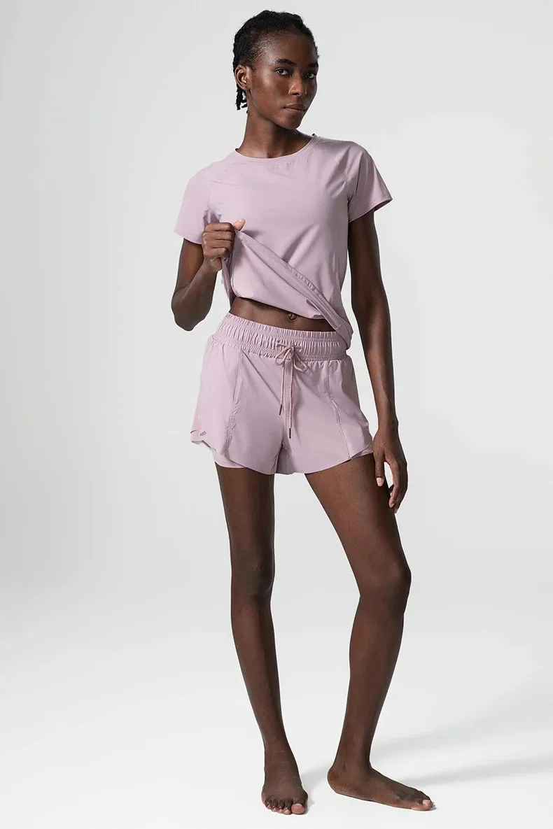 Summer Two Piece Set Quick Dry Loose Clothes