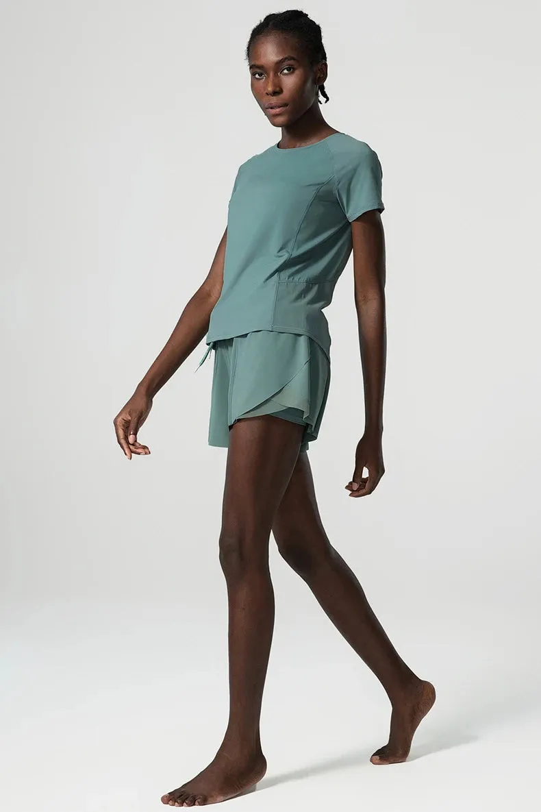 Summer Two Piece Set Quick Dry Loose Clothes