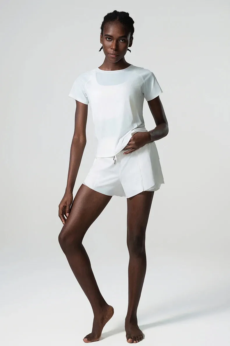 Summer Two Piece Set Quick Dry Loose Clothes