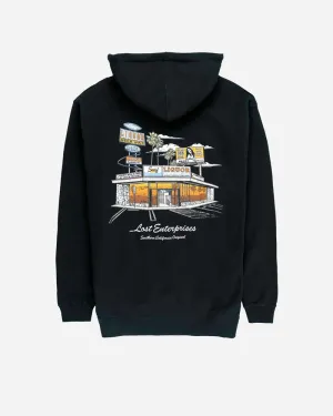 Surf Liquor Heavy Hoodie Black
