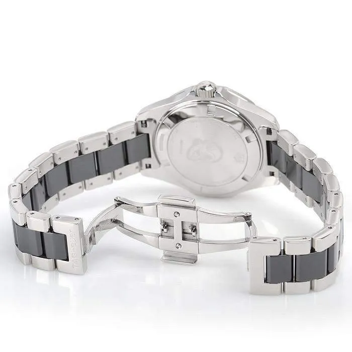 TAG HEUER AQUARACER BLACK DIAL DIAMOND WOMEN WATCH WAY131C.BA0913