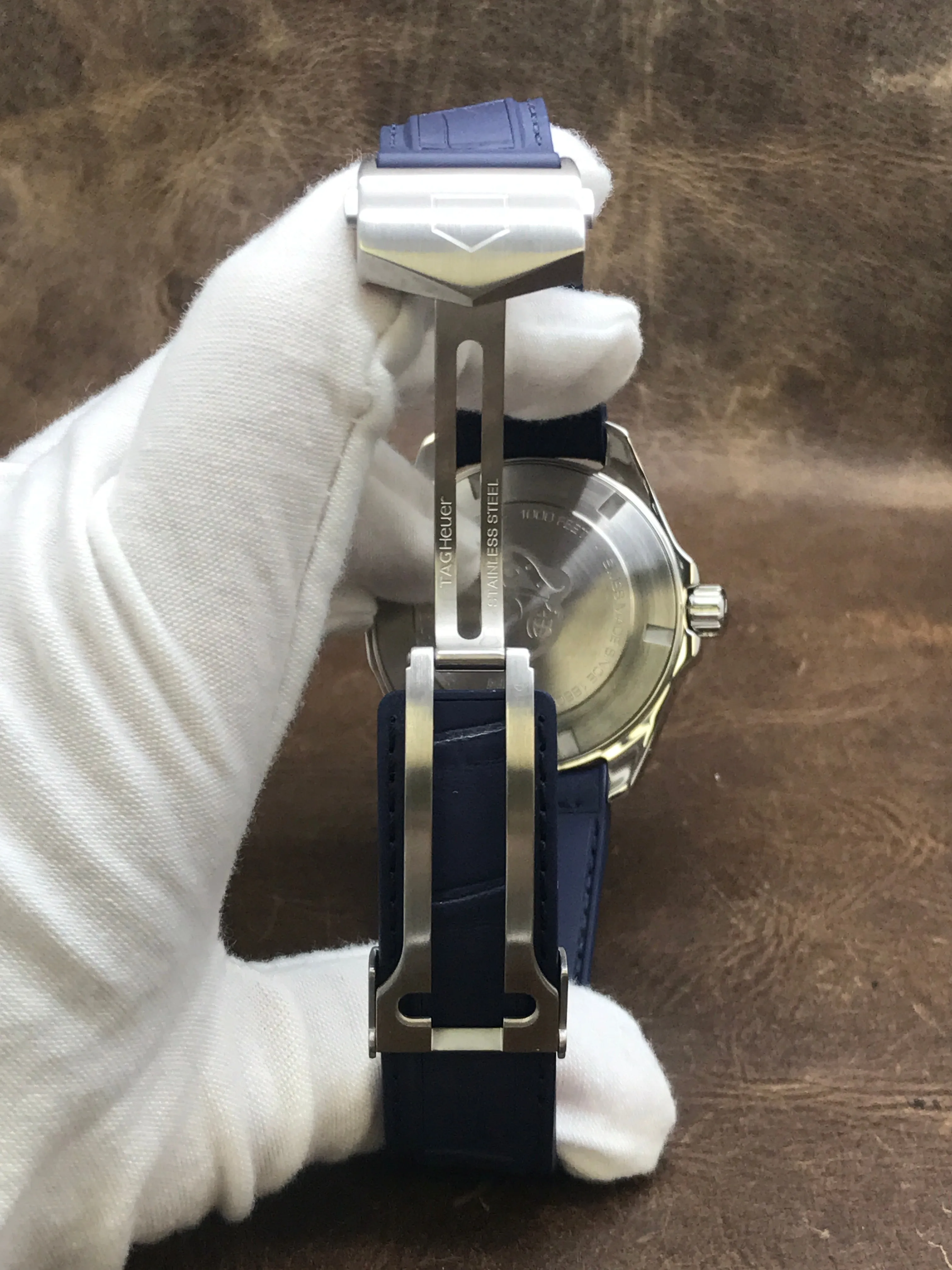 TAG Heuer Aquaracer Caliber 5 WAY201P.FT6178 Blue Dial Automatic Men's Watch