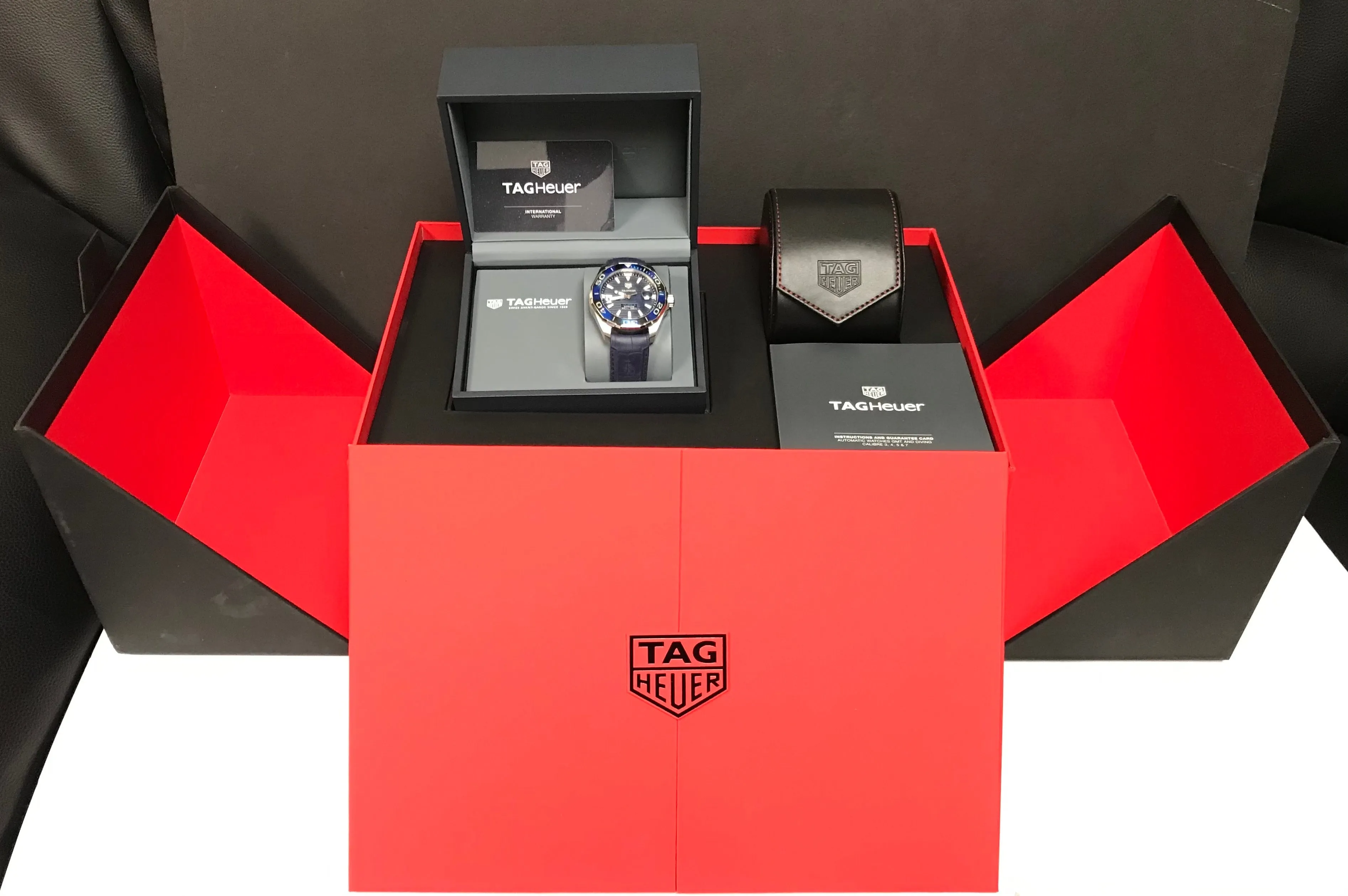 TAG Heuer Aquaracer Caliber 5 WAY201P.FT6178 Blue Dial Automatic Men's Watch