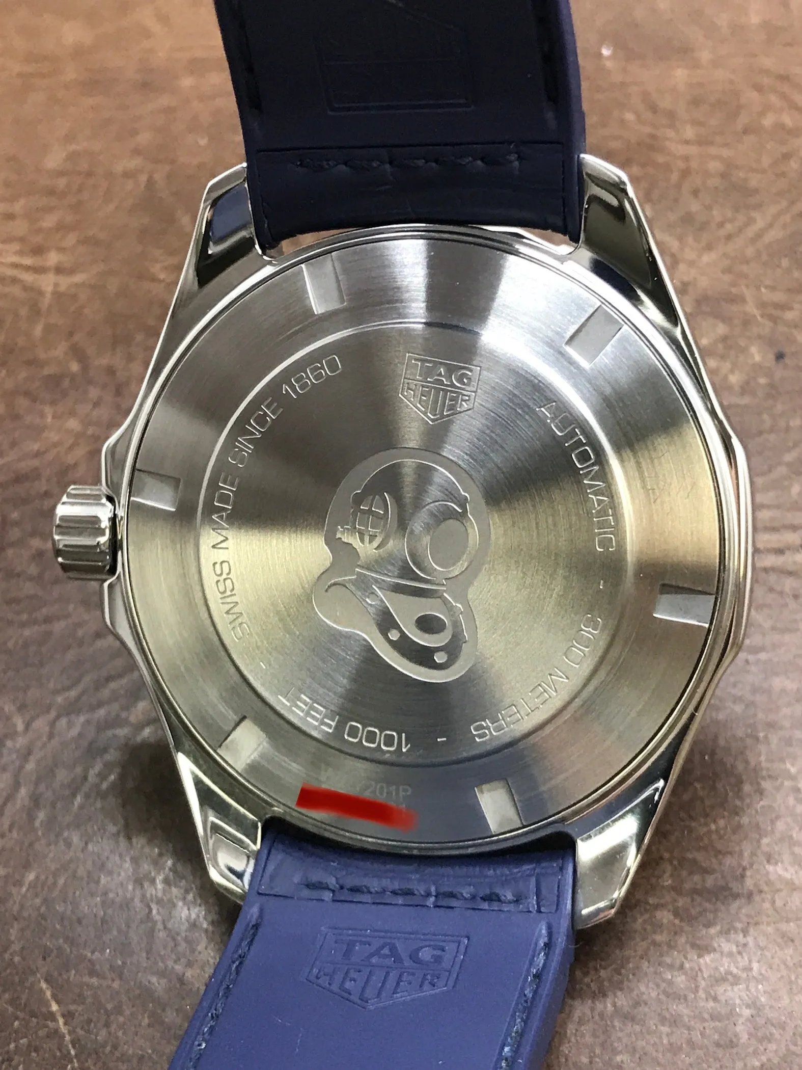TAG Heuer Aquaracer Caliber 5 WAY201P.FT6178 Blue Dial Automatic Men's Watch