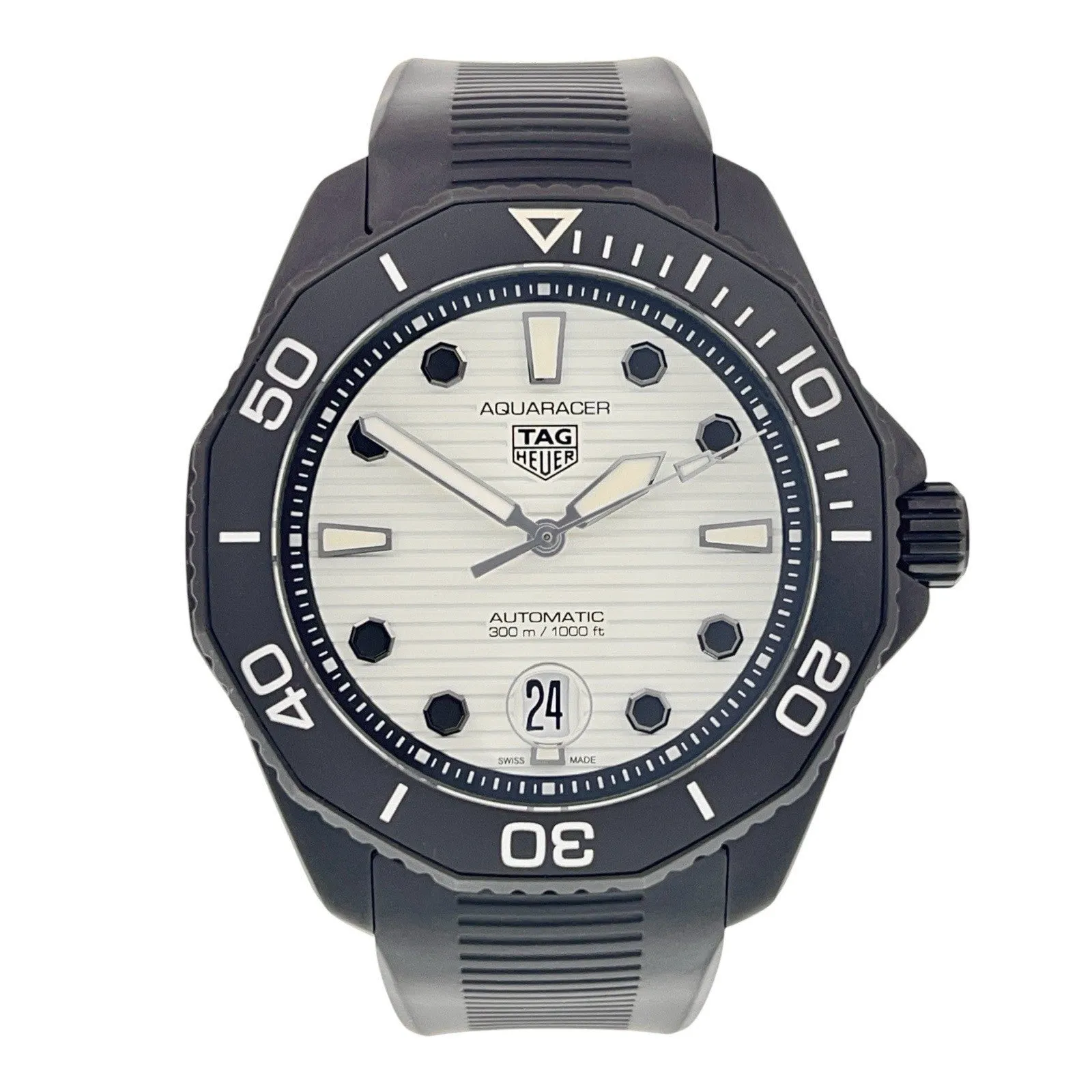 Tag Heuer Aquaracer Stainless Steel Lume Dial 43mm Automatic Men’s Watch WBP201D