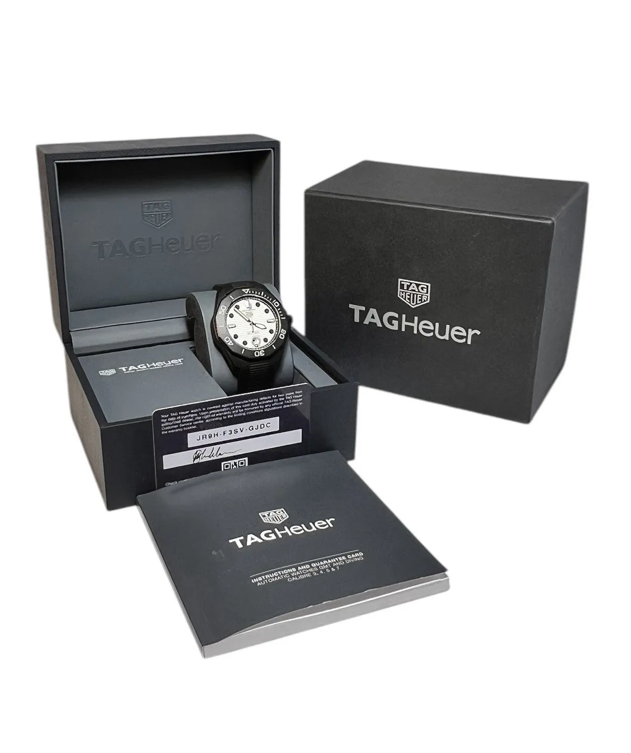 Tag Heuer Aquaracer Stainless Steel Lume Dial 43mm Automatic Men’s Watch WBP201D