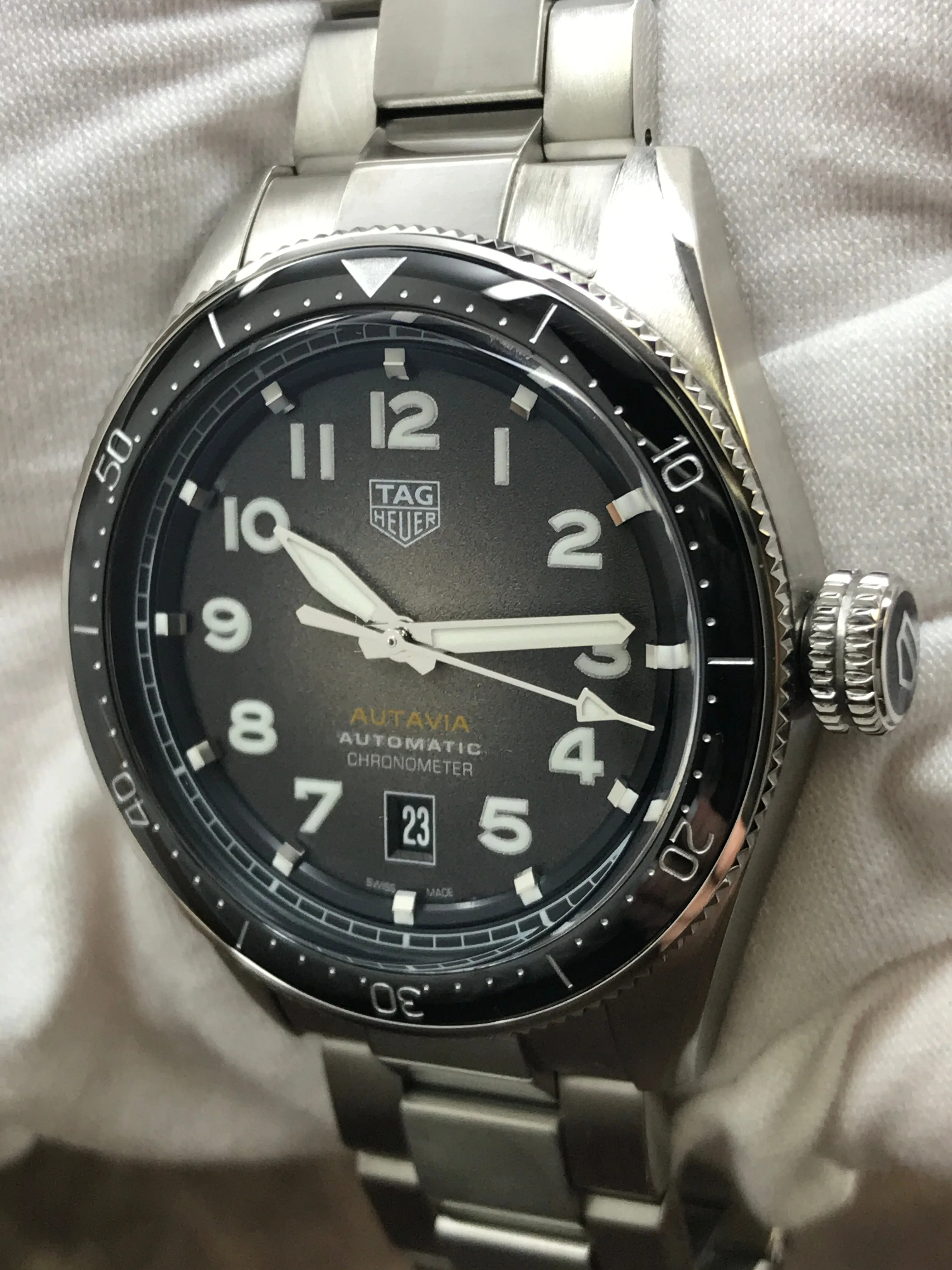 TAG Heuer Autavia WBE5114.EB0173  Brown smoked dial  Dial Automatic Men's Watch