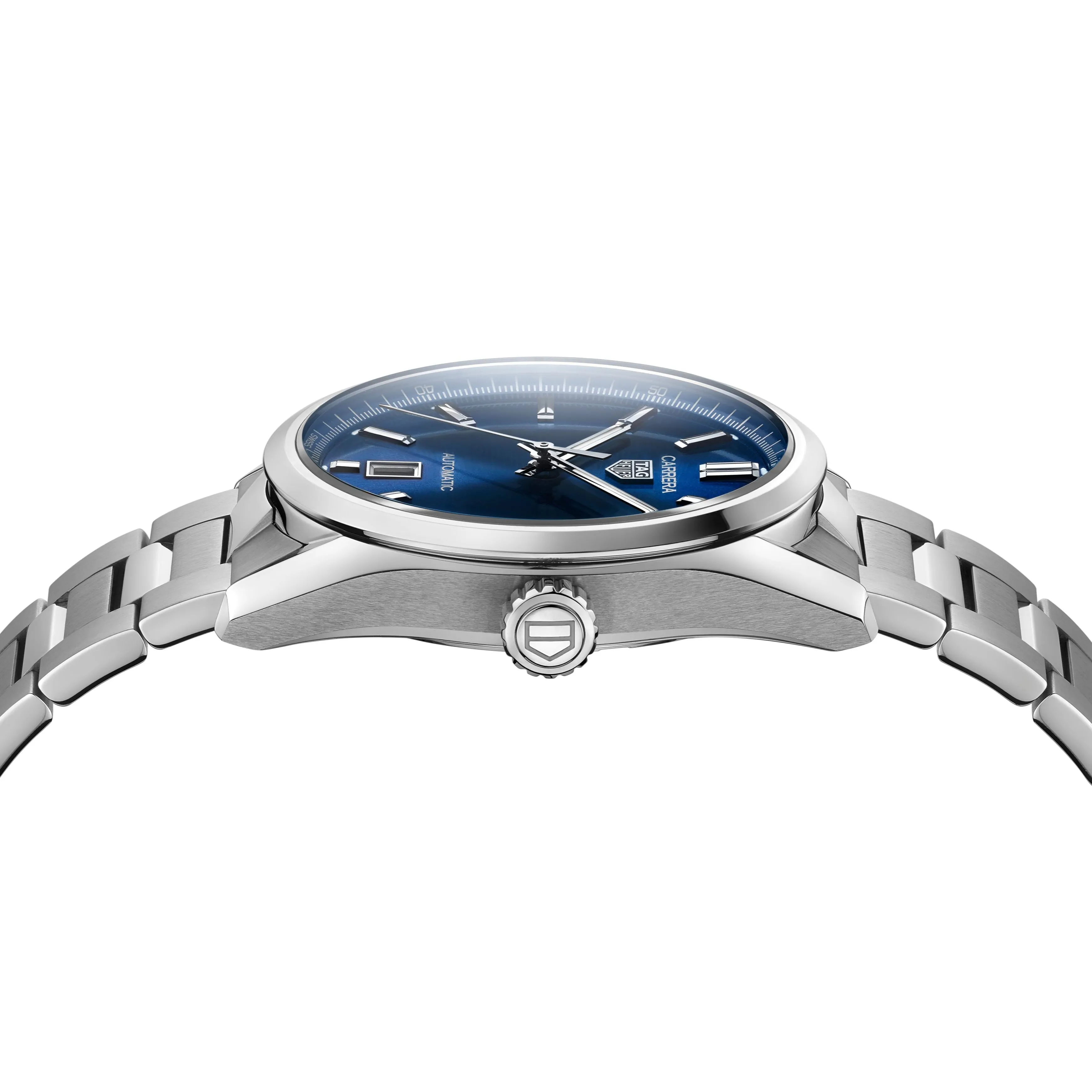 TAG Heuer Carrera Calibre 5 Automatic Men's Watch Blue Dial & Steel Watch, 39mm