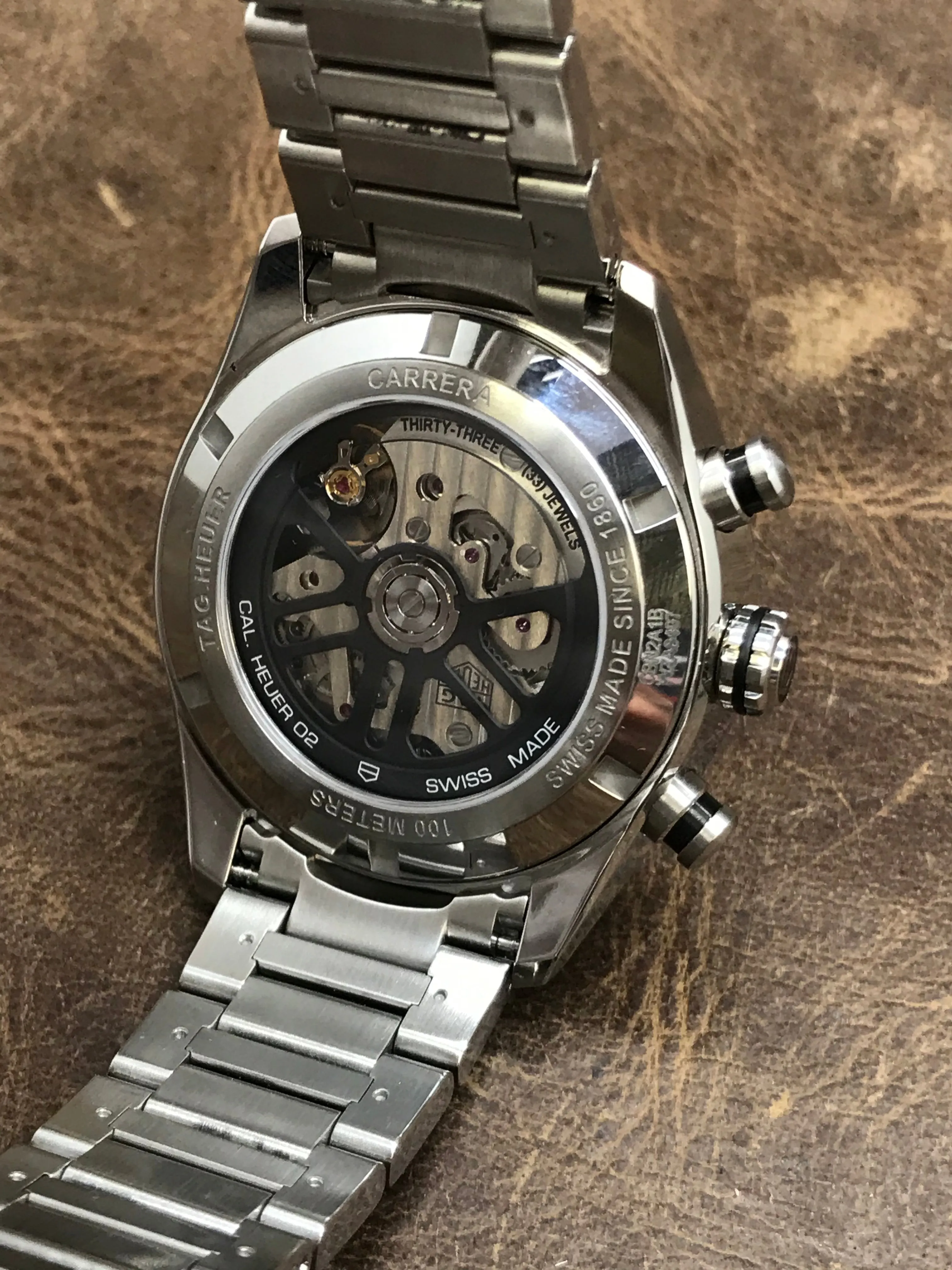 TAG Heuer Carrera Calibre HEUER 02 CBN2A1B Black Dial Automatic Men's Watch