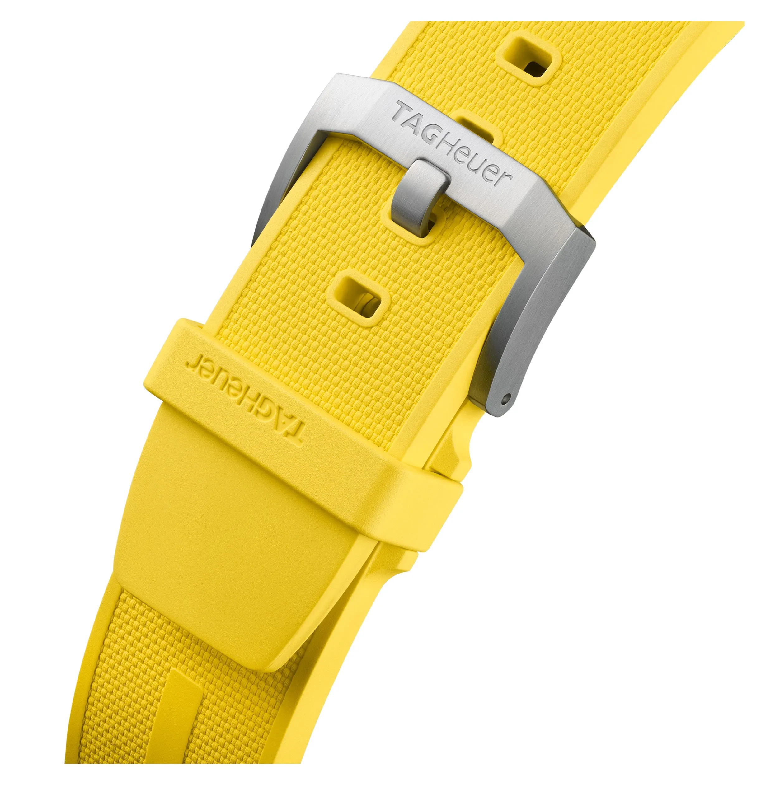 TAG Heuer Formula 1 Men's Quartz Chronograph Yellow Dial and Rubber Strap Watch