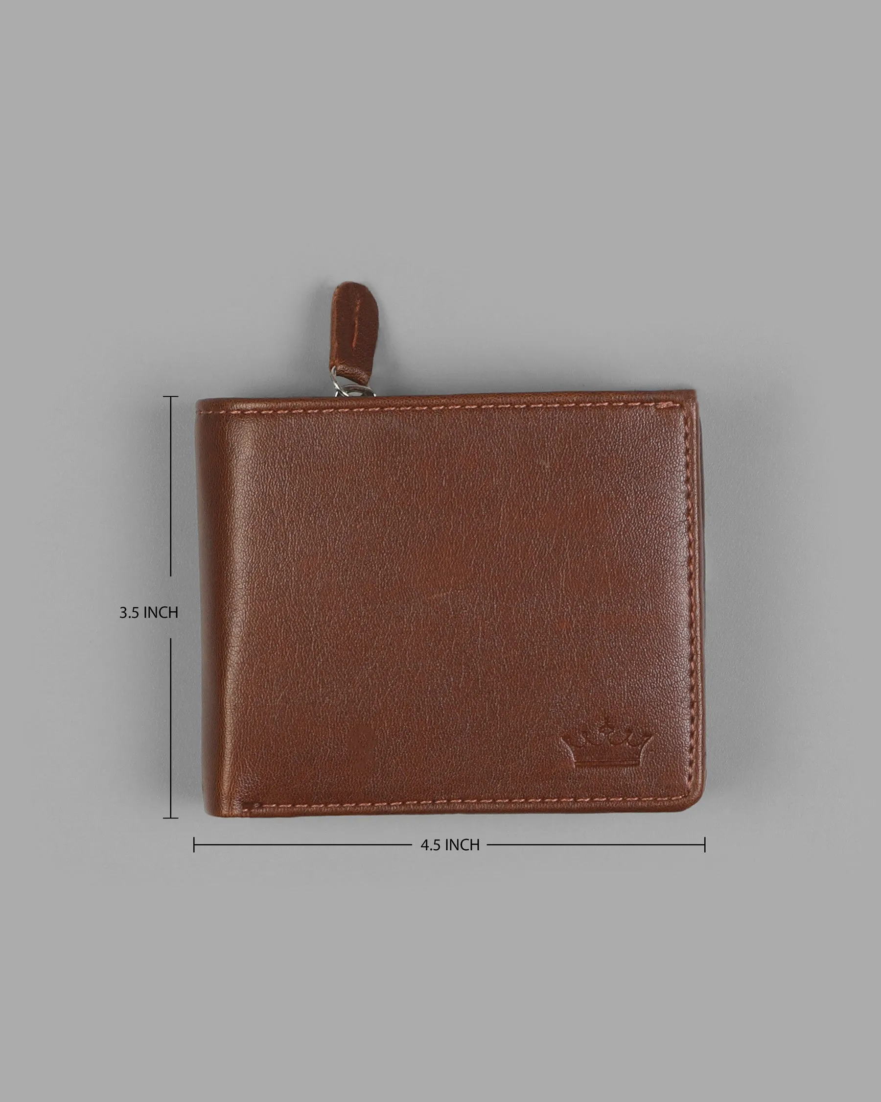 Tan Vegan Leather 18 Card Holders Handcrafted Wallet