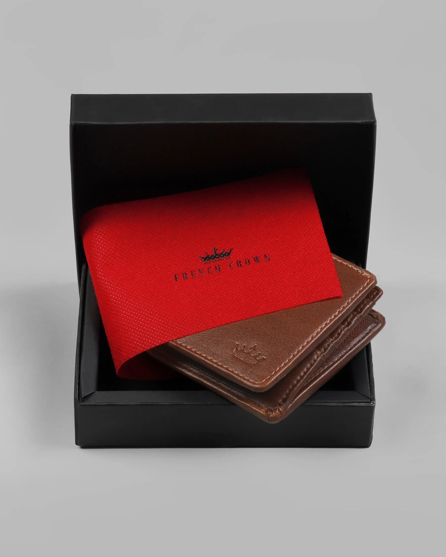 Tan Vegan Leather 18 Card Holders Handcrafted Wallet