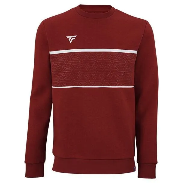 Tecnifibre Mens Team Badminton Sweater - Cardinal