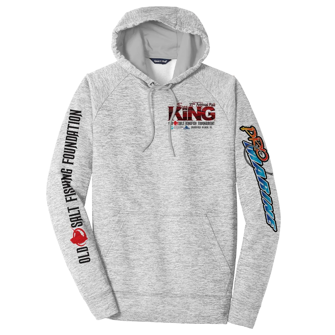 The KING - Fall 2020 - Long Sleeve - Fleece Tournament Hoodie - Grey Fleck