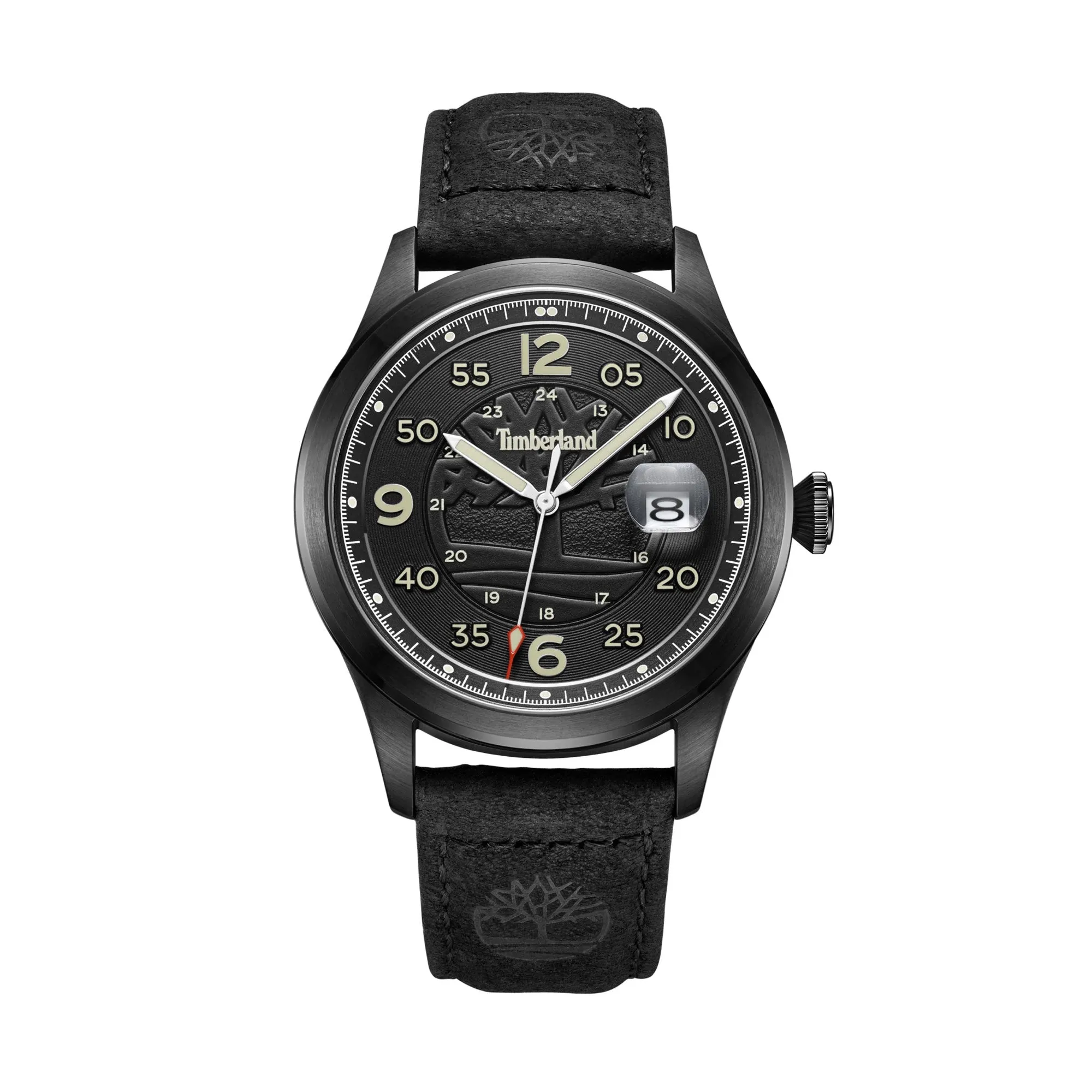 Timberland Cornwall Black Dial Black leather strap Men's watch