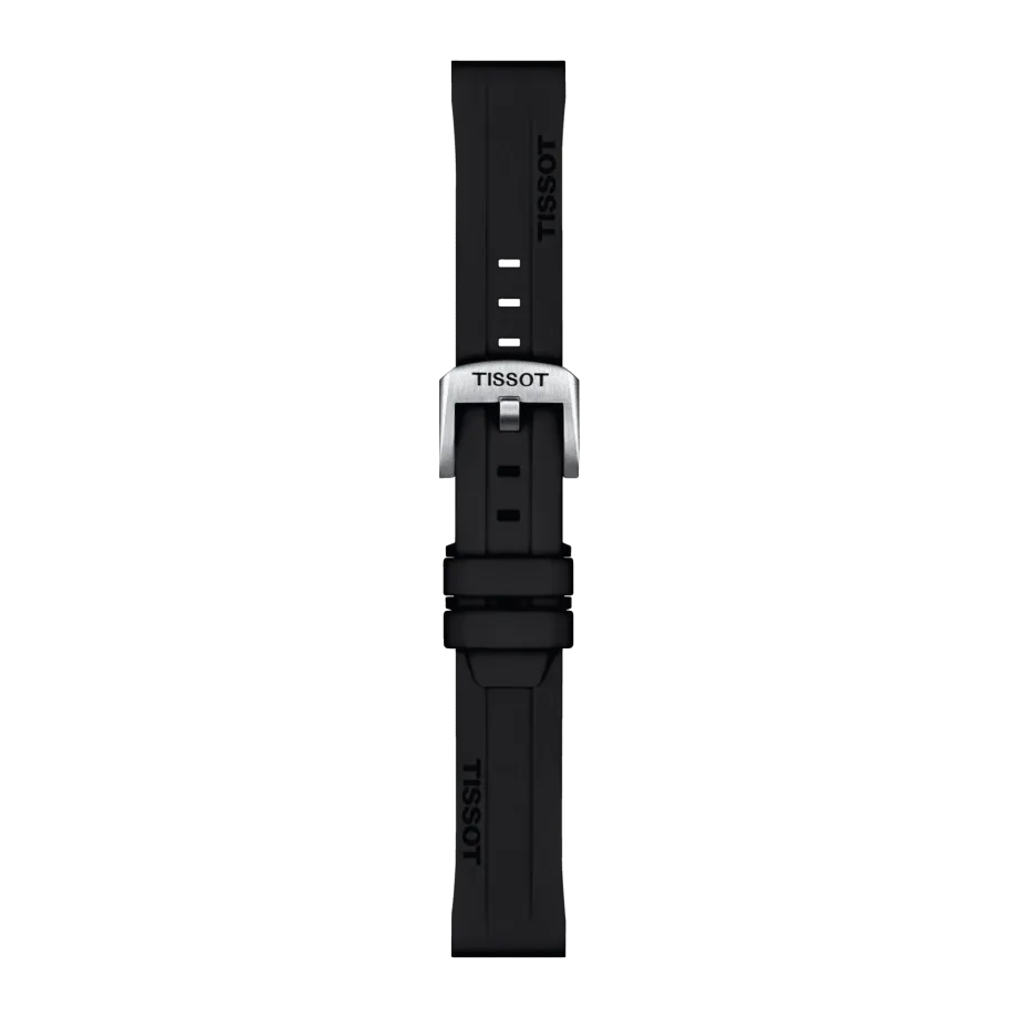 Tissot Black Silicone Rubber Strap 18mm T852047455