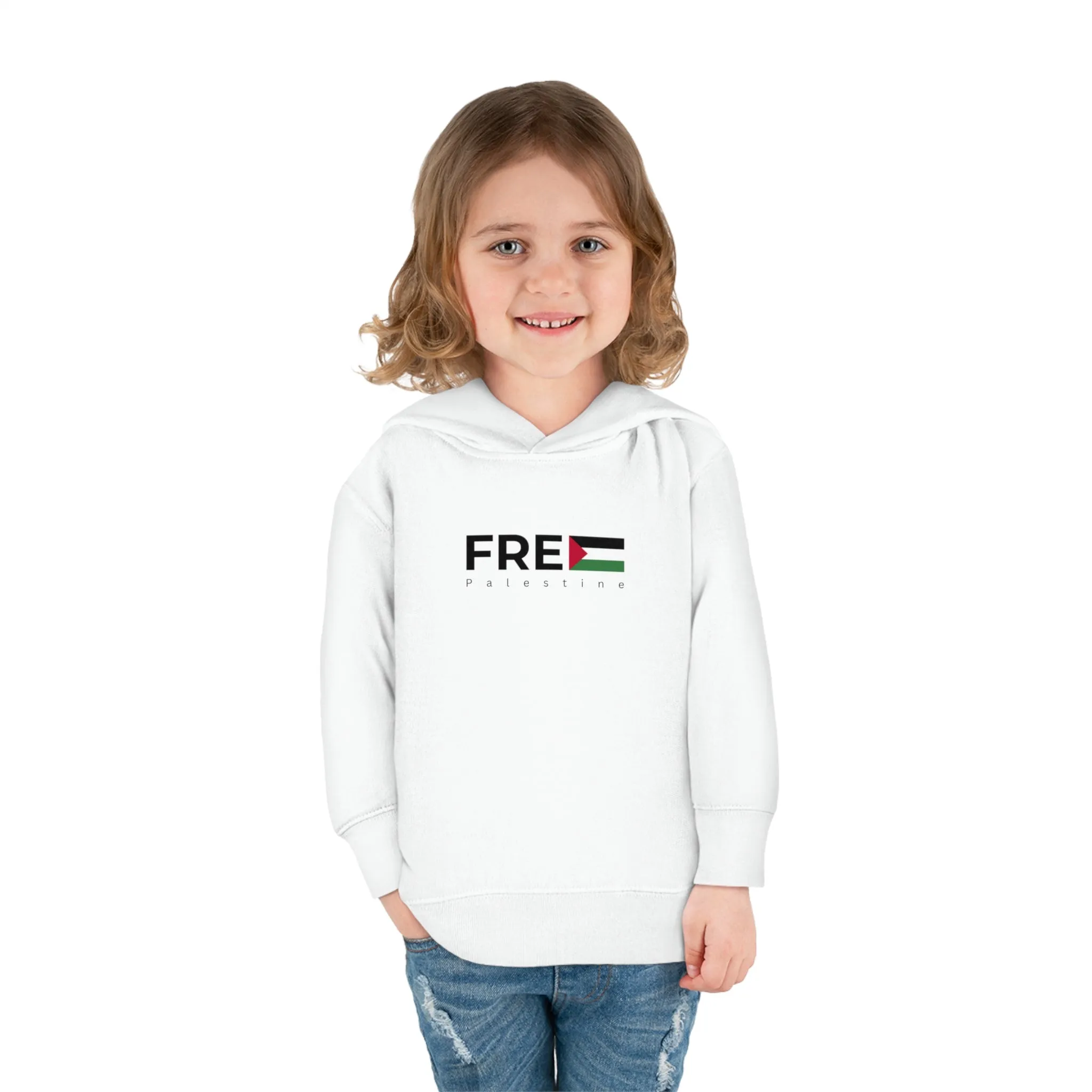 Toddler Pullover Fleece Hoodie - Free Palestine