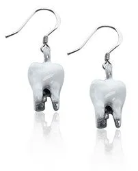 Tooth Charm Earrings
