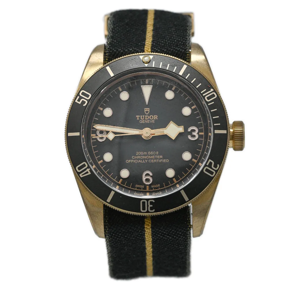 Tudor Men's Black Bay Bronze 43mm Slate Grey Dial Watch Reference #: M79250BA