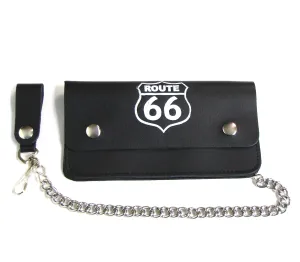 TW401-66  8" Trucker Wallet- Route 66