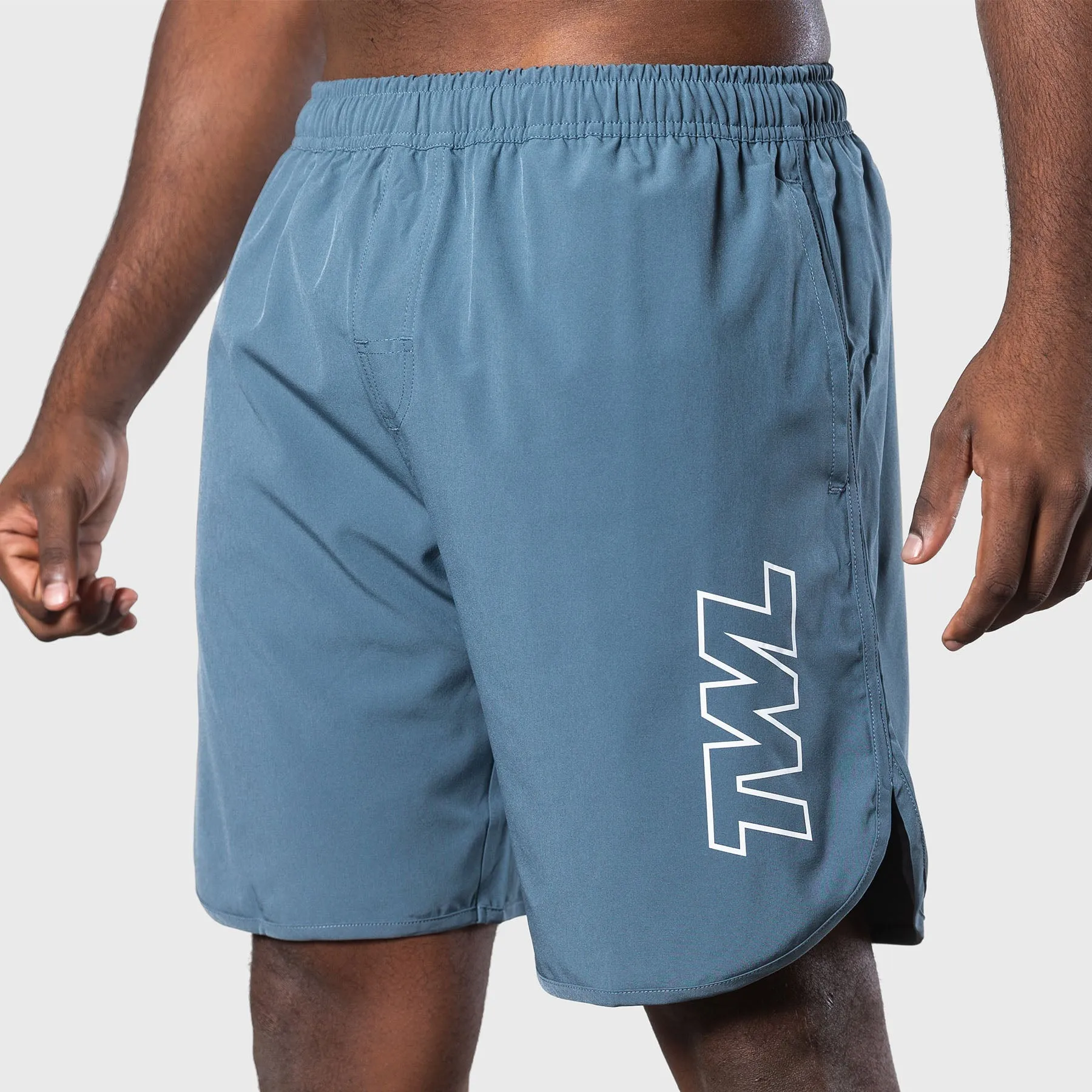TWL - MEN'S FLEX SHORTS - ATHLETE - PEWTER/WHITE