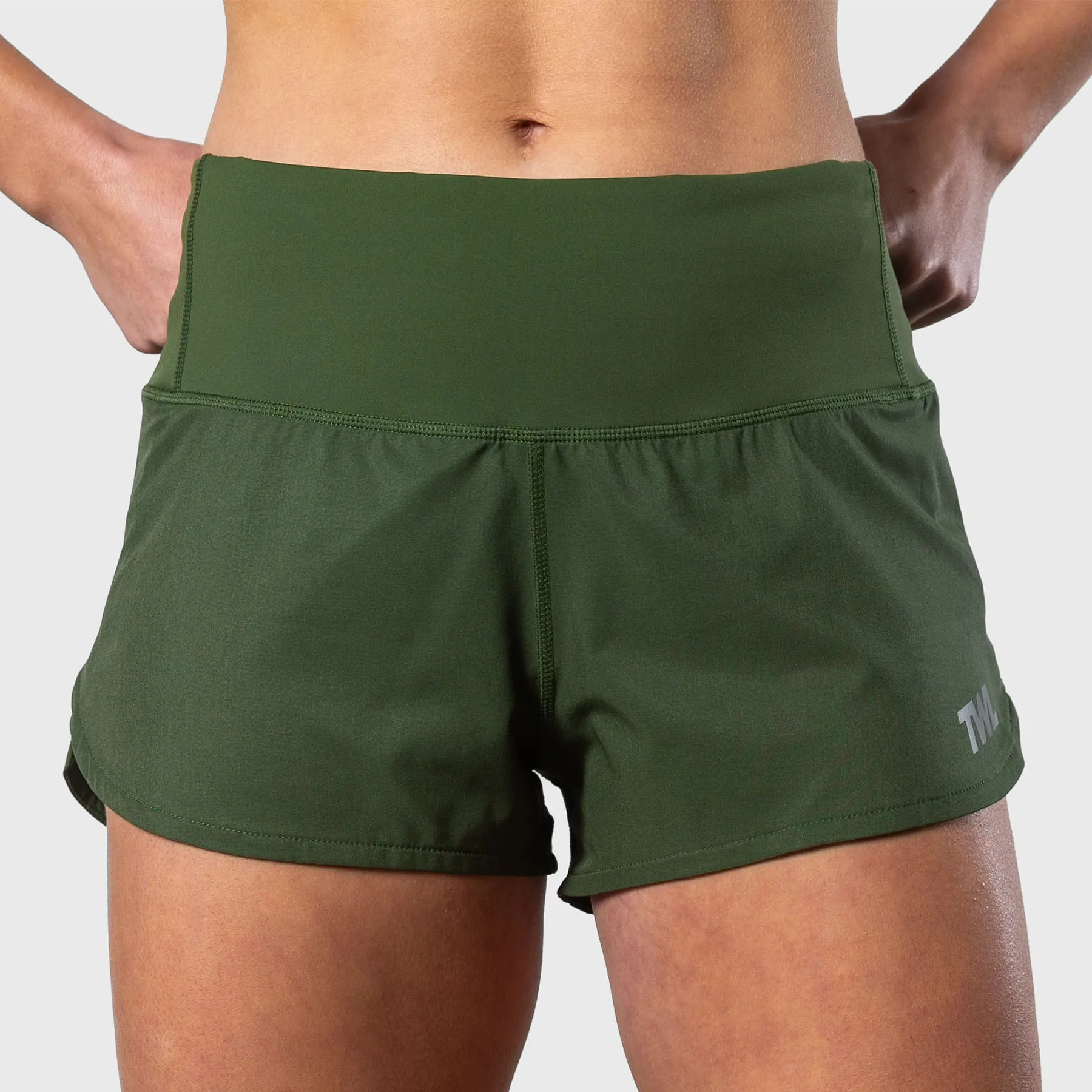 TWL - WOMEN'S MOTION SHORTS - DARK KHAKI