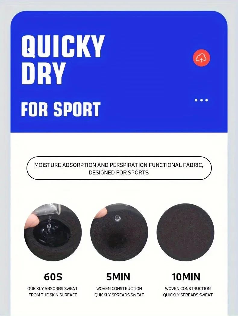 UETEEY Quick-Dry Gym Shorts for Men Fitness