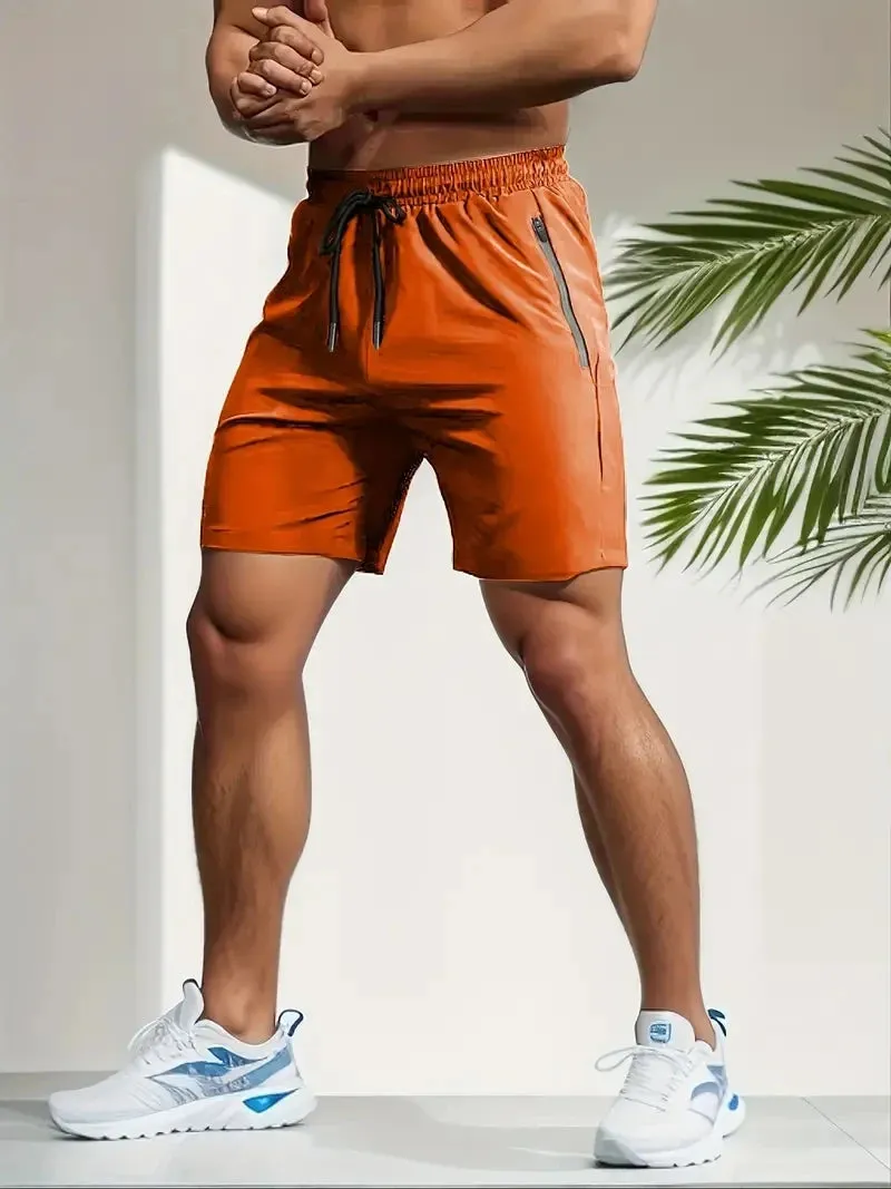 UETEEY Quick-Dry Gym Shorts for Men Fitness