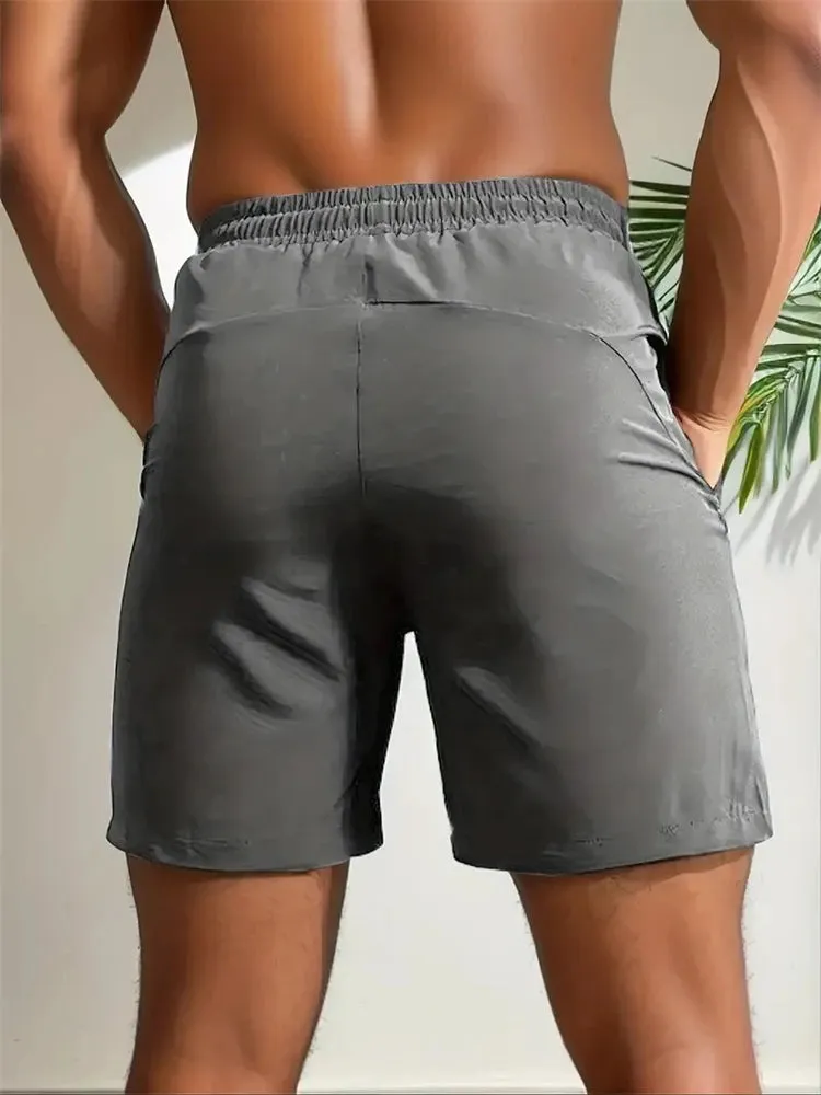 UETEEY Quick-Dry Gym Shorts for Men Fitness