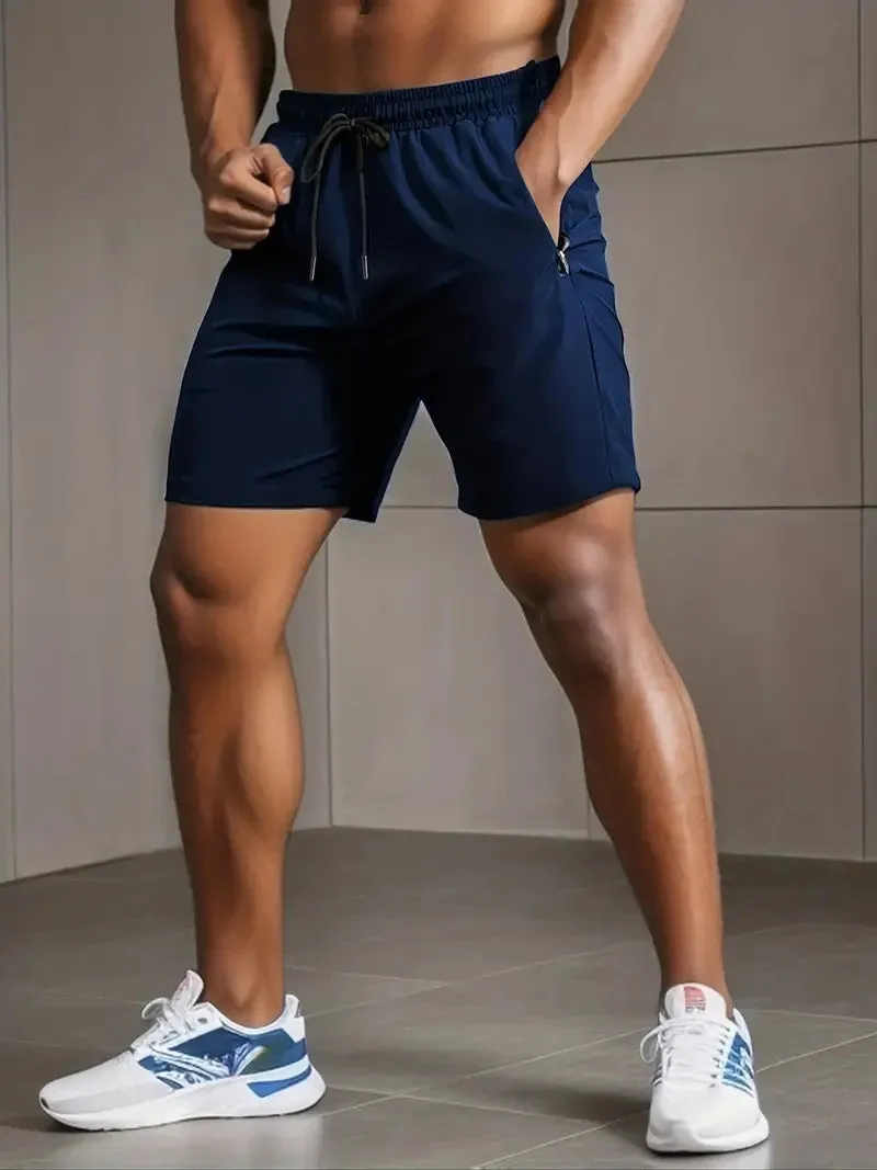 UETEEY Quick-Dry Gym Shorts for Men Fitness