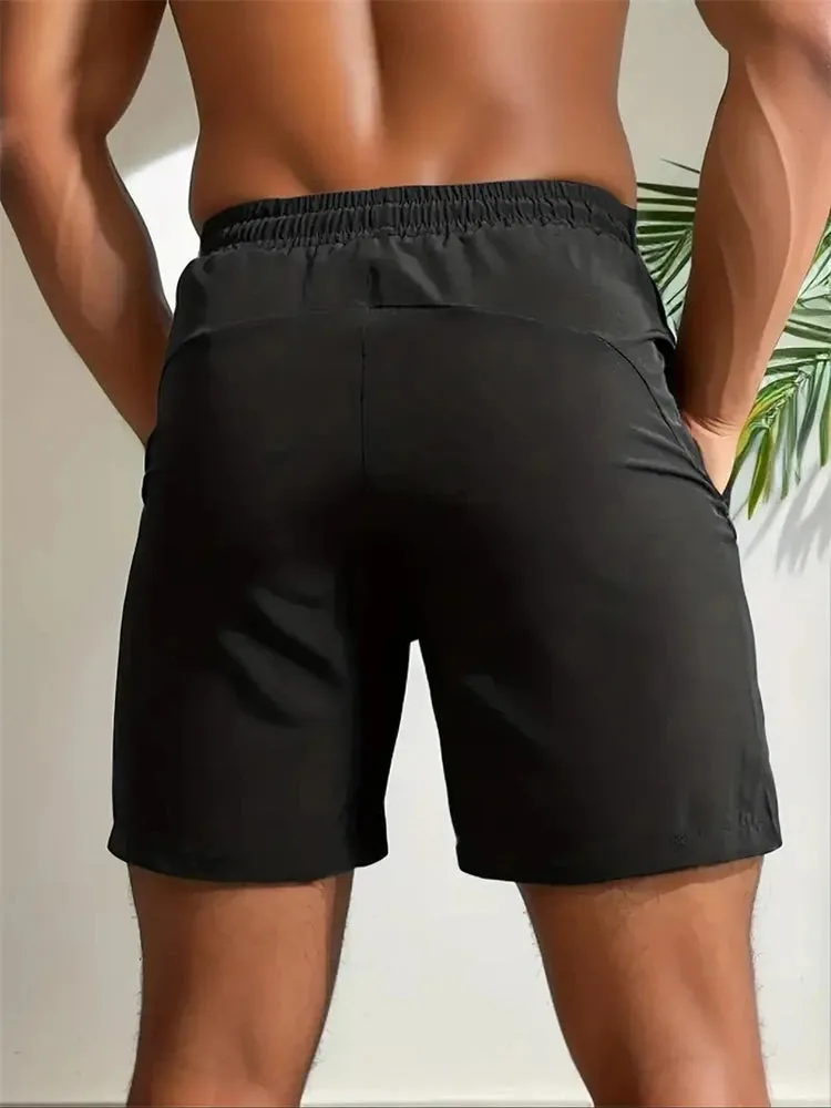 UETEEY Quick-Dry Gym Shorts for Men Fitness