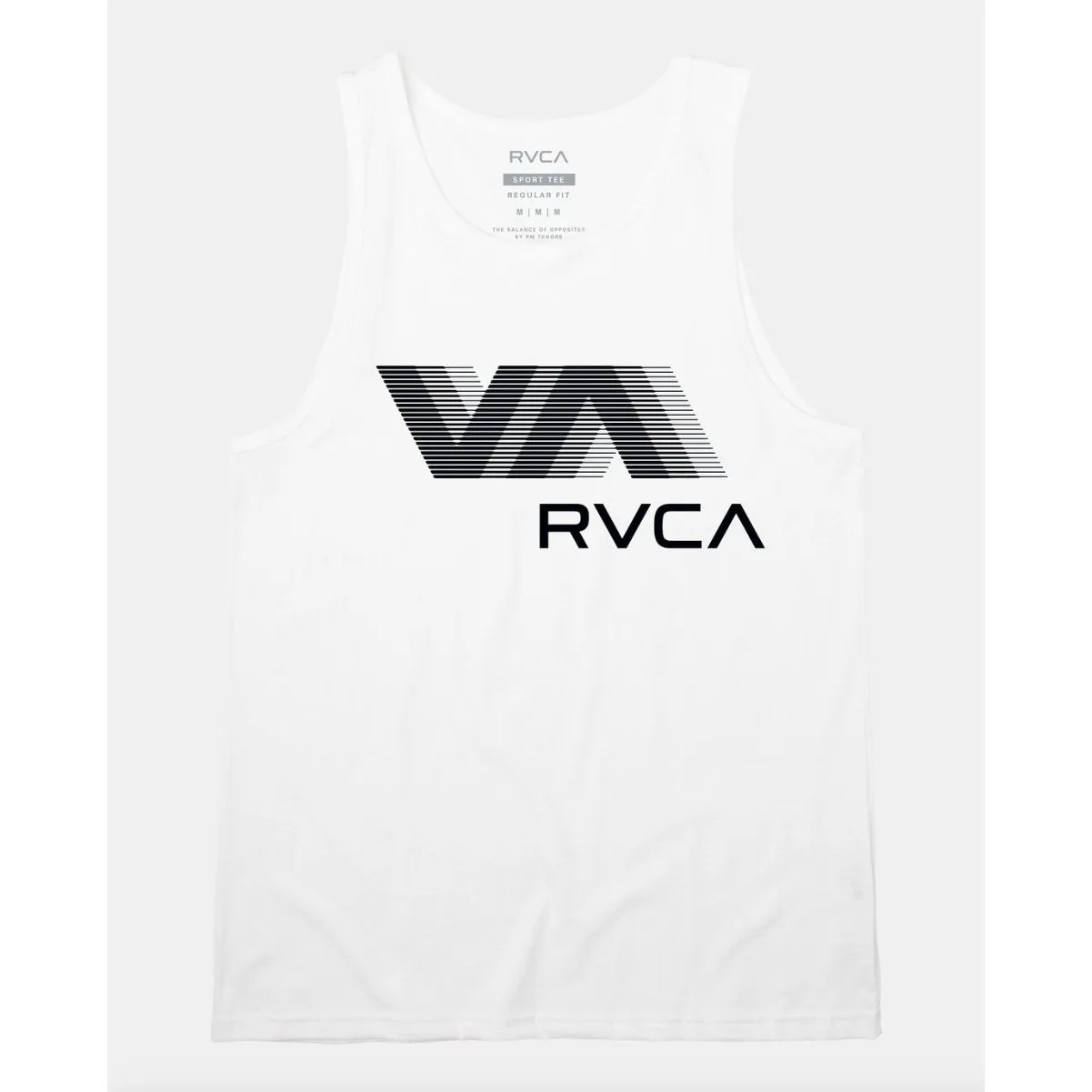 VA RVCA Blur Tank - White