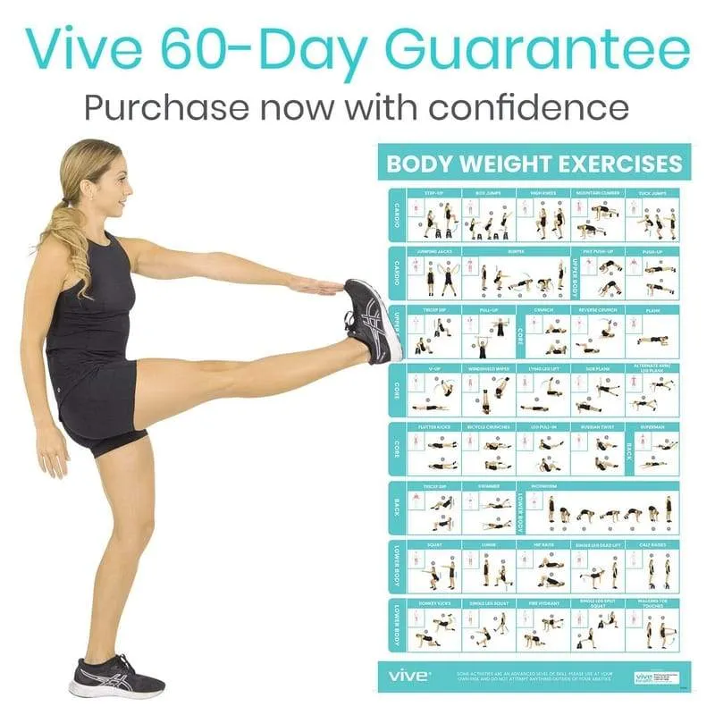 Vive Bodyweight Workout Poster
