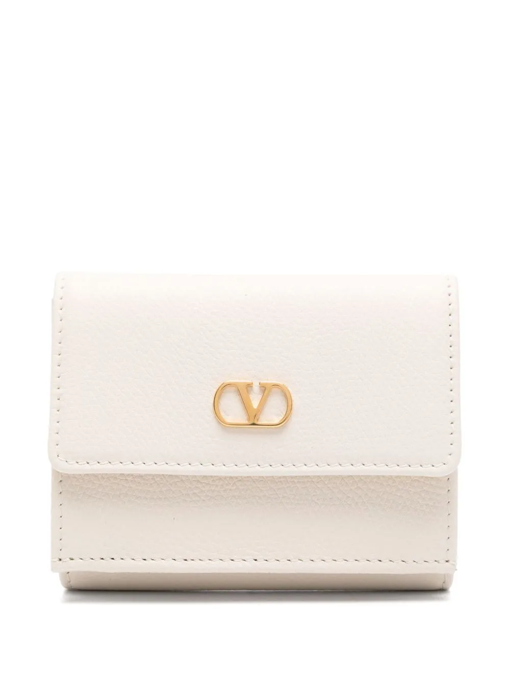 Vlogo signature leather wallet