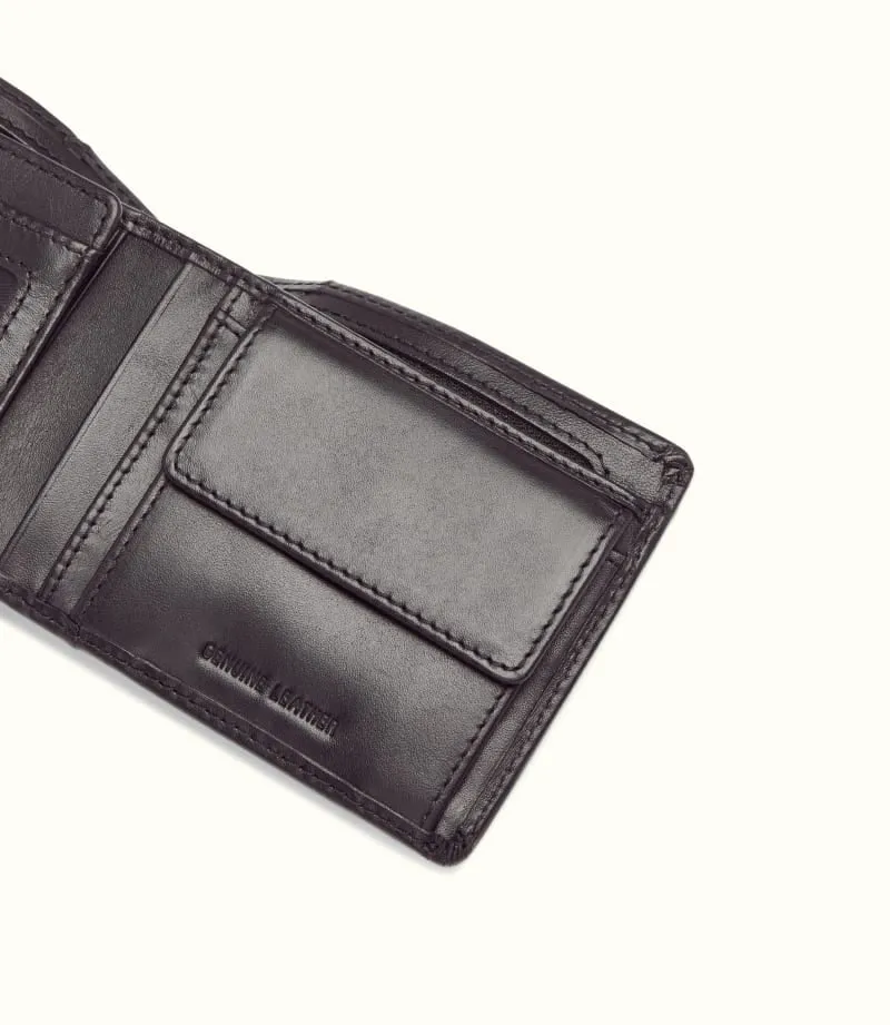 Wallet with Coin Pocket & Tab Chestnut