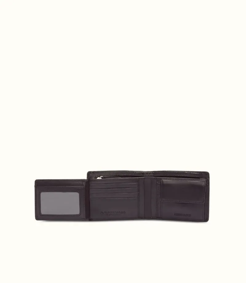 Wallet with Coin Pocket & Tab Chestnut