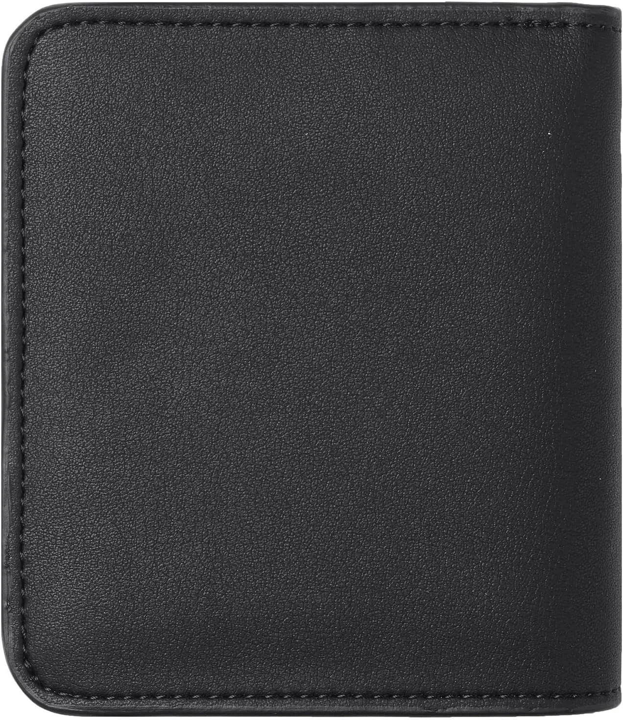 Waxed Leather Bifold Wallet for Women with Zipper Coin Pocket