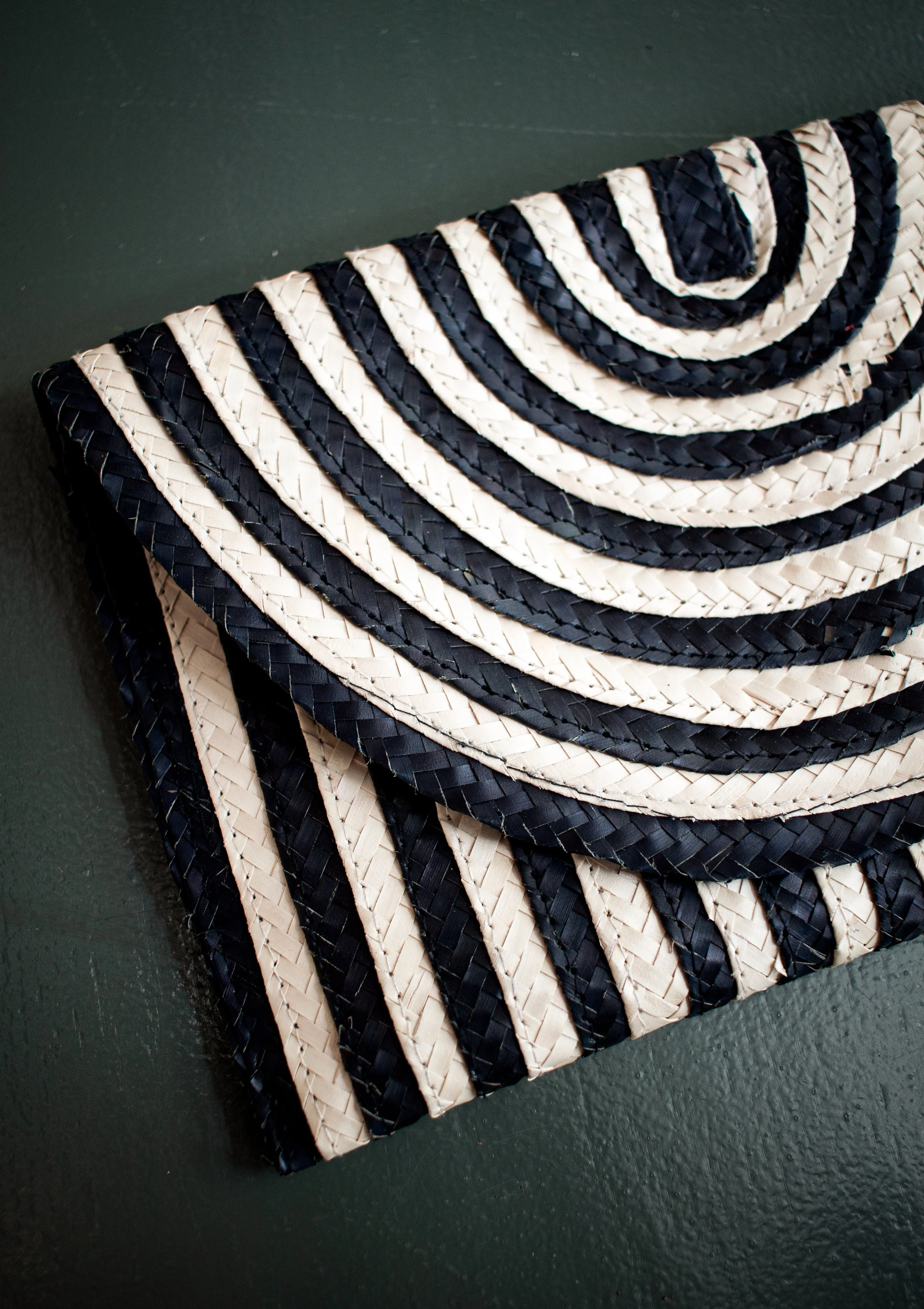 Weaved Straw Clutches
