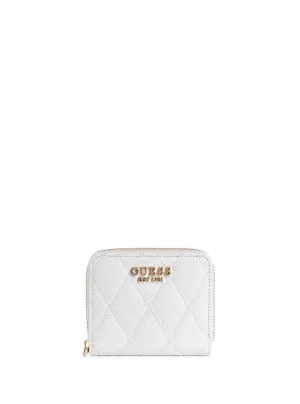 White Adi Small Wallet