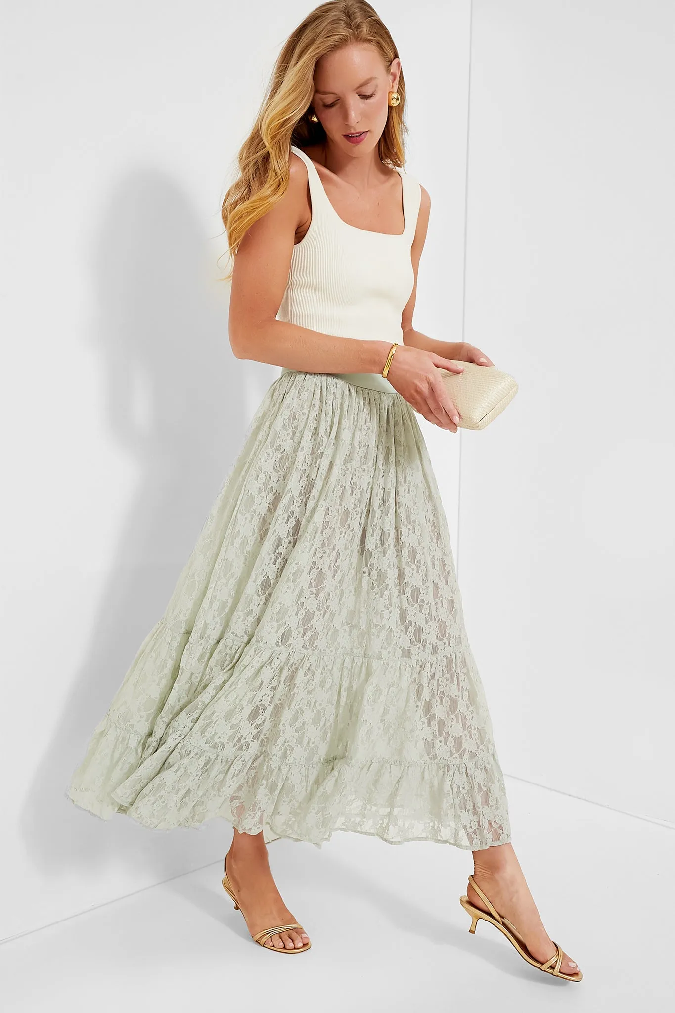 White Eloise Clutch
