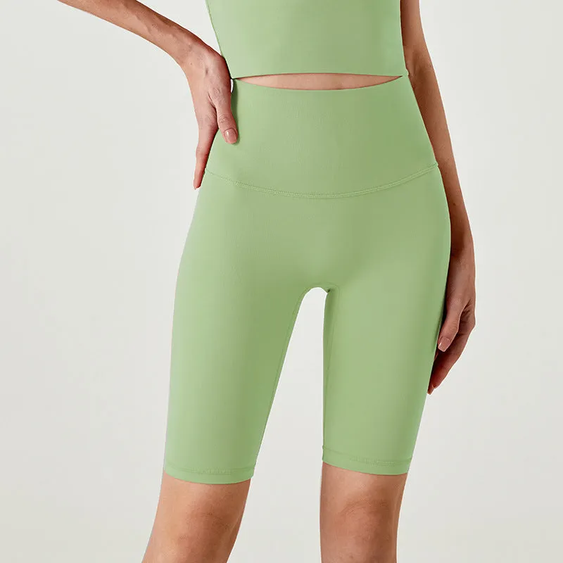 Wholesale High-Waisted Women's Quick Dry Yoga Shorts