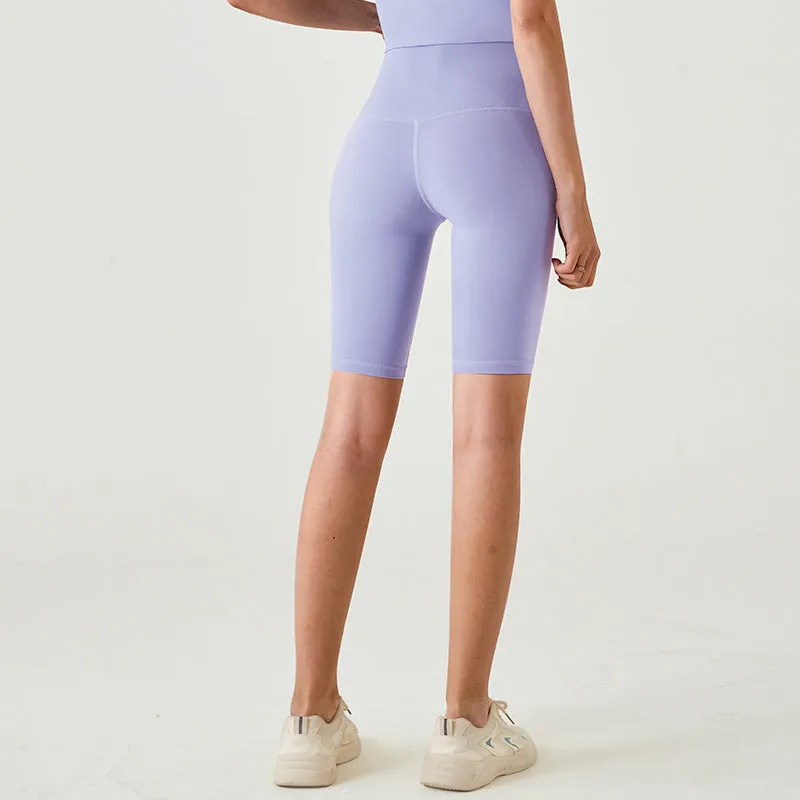 Wholesale High-Waisted Women's Quick Dry Yoga Shorts