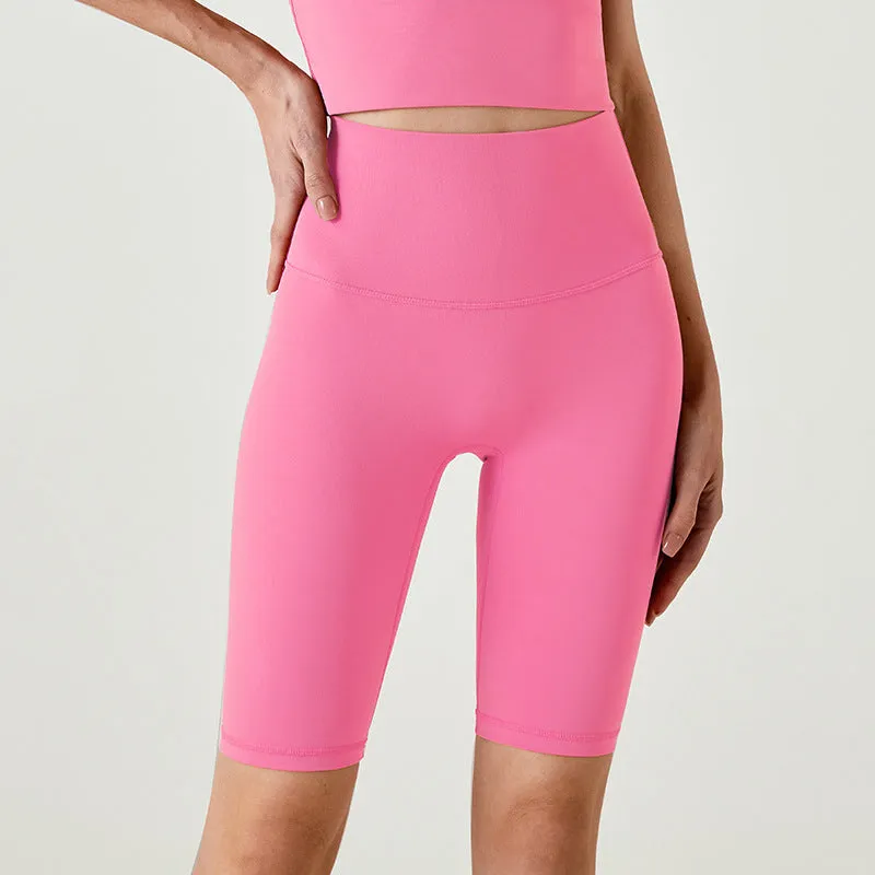 Wholesale High-Waisted Women's Quick Dry Yoga Shorts